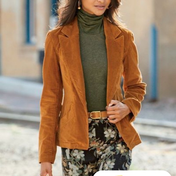 Peruvian Connection Hidalgo Velveteen Jacket Sz 8 - Picture 8 of 9